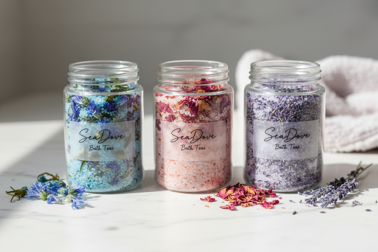 SEADOVE ESSENTIALS BATH TEAS