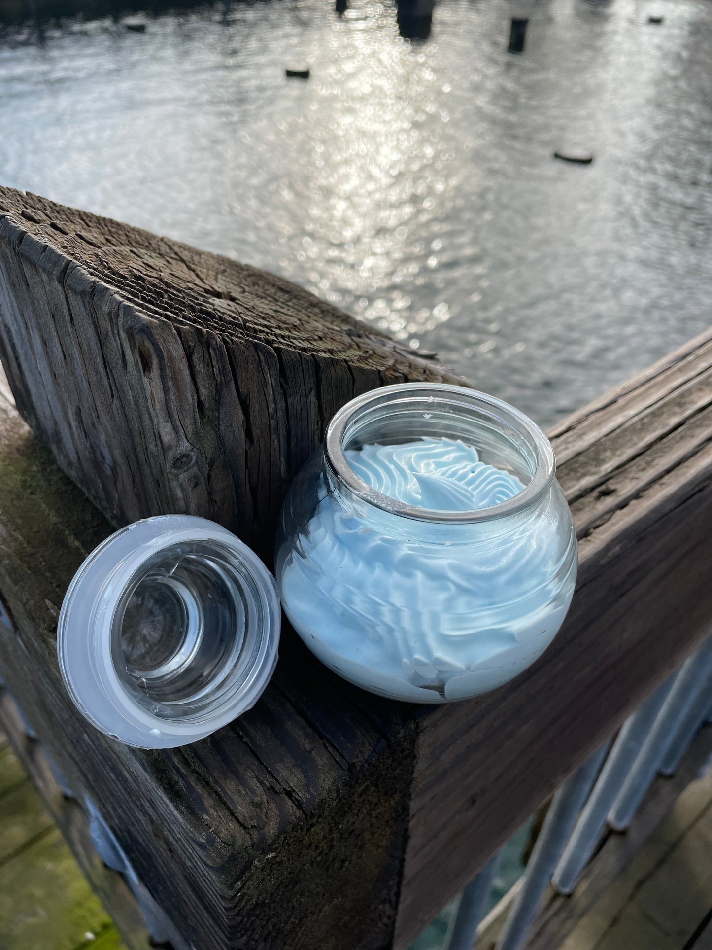SeaDove Ocean Powder Body Butter 8oz glass or 8oz plastic containers